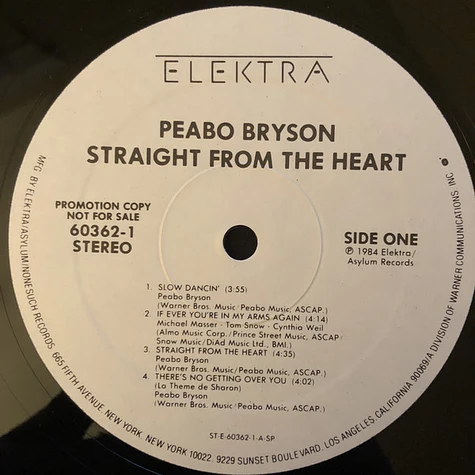 Peabo Bryson - Straight From The Heart