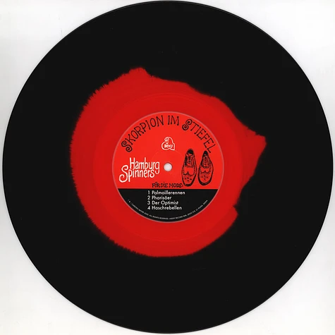 Hamburg Spinners (Carsten Erobique Meyer, David Nesselhauf, Dennis Rux, Lucas Kochbeck) - Skorpion Im Stiefel HHV Exclusive Red & Black Vinyl Edition