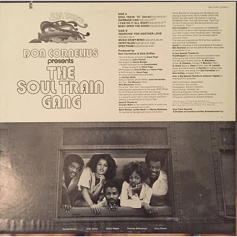 Don Cornelius Presents Soul Train Gang - Don Cornelius Presents The Soul Train Gang (Soul Train ’75)
