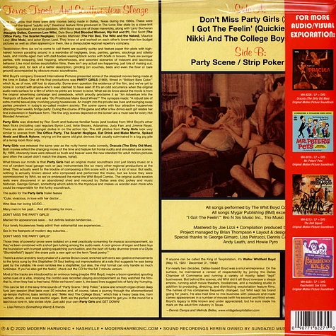 The Whit Boyd Combo - OST Party Girls Gold Vinyl Edition