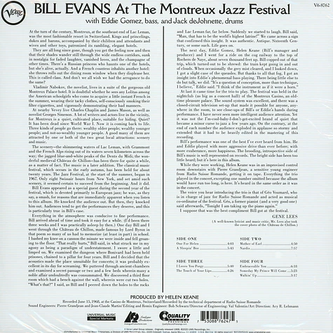 Bill Evans - At The Montreux Jazz Festival 45rpm, 200g Vinyl Edition