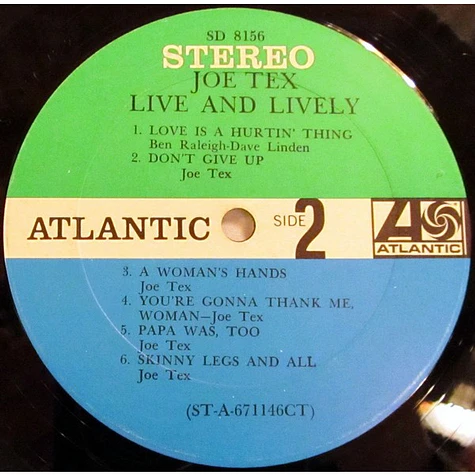 Joe Tex - Live And Lively