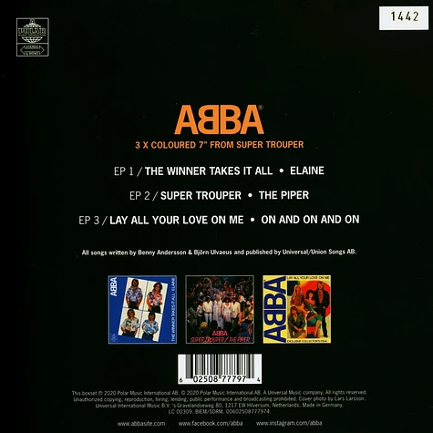 ABBA - Super Trouper-Single Box Limited Colored Edition