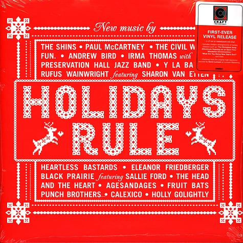 V.A. - Holidays Rule Red Vinyl Edition