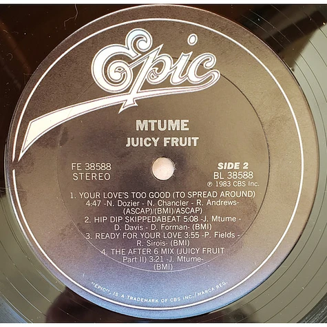 Mtume - Juicy Fruit