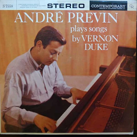 André Previn - André Previn Plays Songs By Vernon Duke