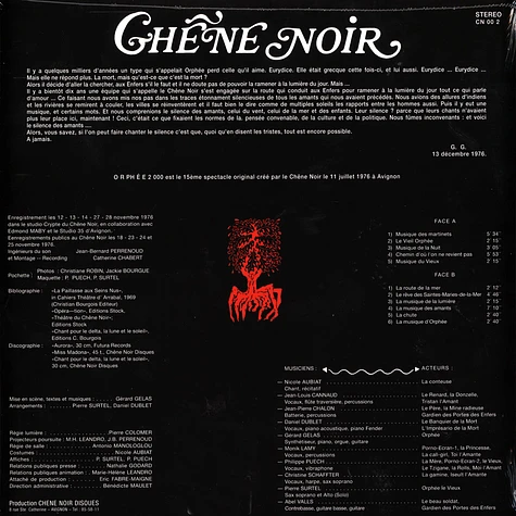 Chene Noir - Orphee 2000