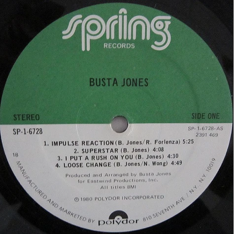 Busta Jones - Busta Jones!