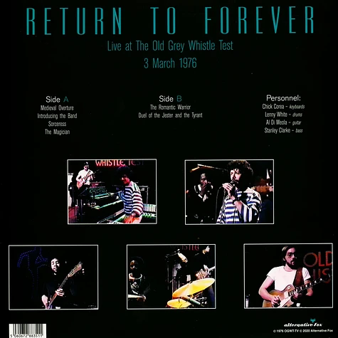 Return To Forever - Live At The Old Grey Whistle Test, 3 March 1976