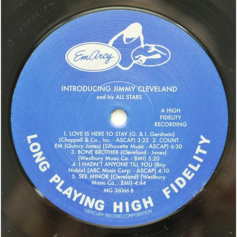 Jimmy Cleveland And His All Stars - Introducing Jimmy Cleveland And His All Stars