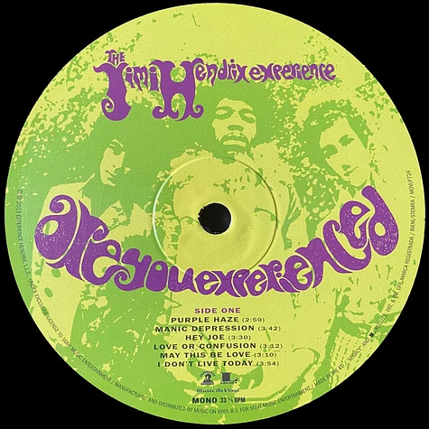 The Jimi Hendrix Experience - Are You Experienced