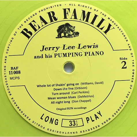 Jerry Lee Lewis - Jerry Lee Lewis And His Pumping Piano