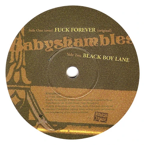 Babyshambles / Fuck Forever 7インチ レコード Babyshambles - Fuck Forever - Vinyl 7
