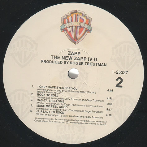 Zapp - The New Zapp IV U