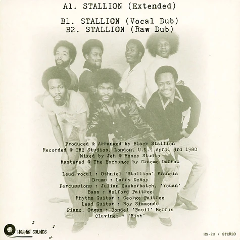 Black Stallion - Stallion (Extended) / Vocal Dub, Raw Dub