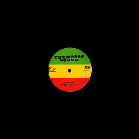 Barry Brown / Roots Radics Band - Separation / Scientist In Fine Style