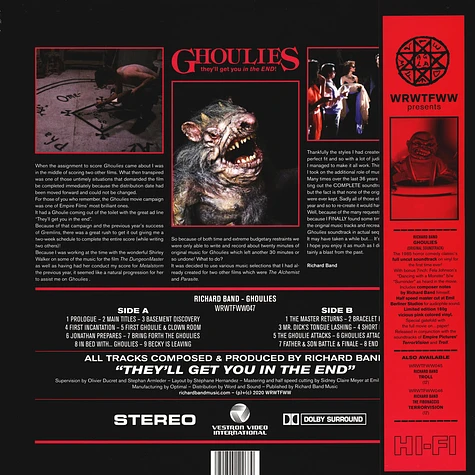 Richard Band - OST Ghoulies Pink Vinyl Edition