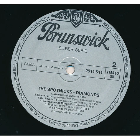 The Spotnicks - Diamonds