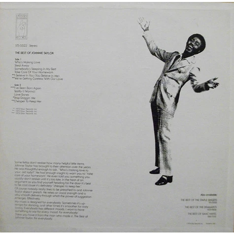 Johnnie Taylor - The Best Of Johnnie Taylor