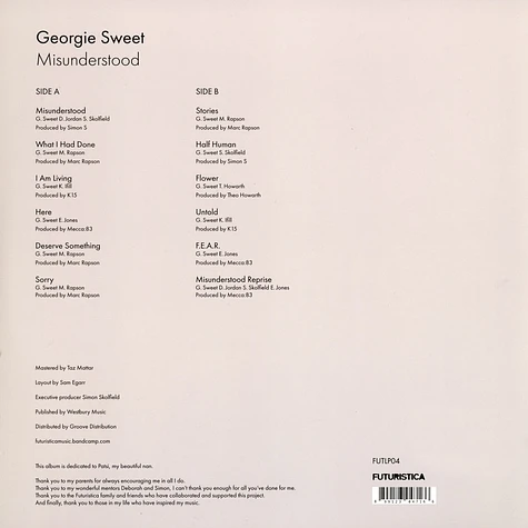 Georgie Sweet - Misunderstood
