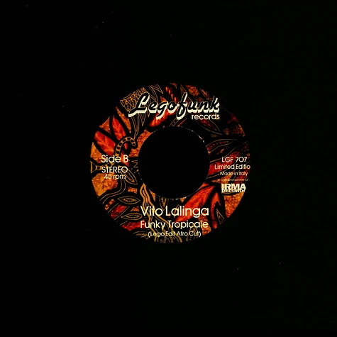 Vito Lalinga - Funky Tropicale Black Vinyl Edition