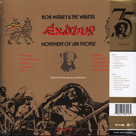 Bob Marley - Exodus Limited Half Speed Mastered Edition