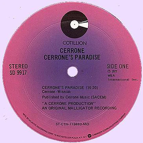 Cerrone - Cerrone's Paradise