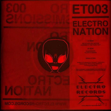 Electro Nation - Electro Transmissions 003 - We R Electro Nation EP