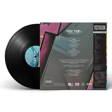 Hyde Beats - Basement Lab Black Vinyl Edition
