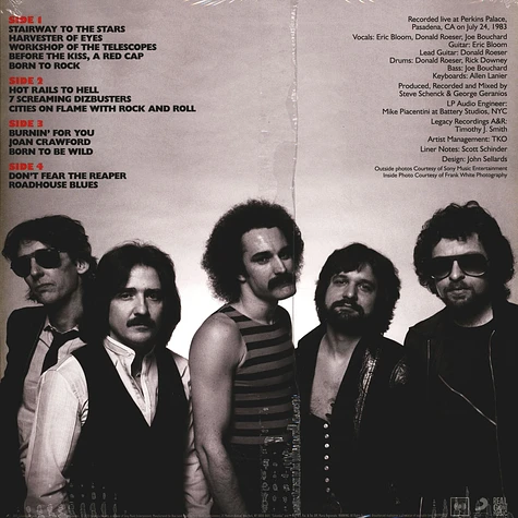 Blue Öyster Cult - Live In Pasadena July '83 Swirled Black Friday Record Store Day 2020 Edition