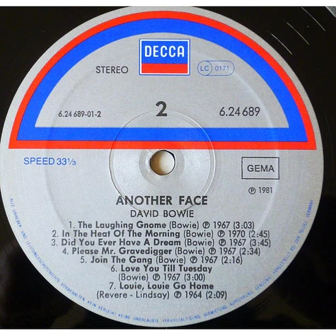 David Bowie - Another Face