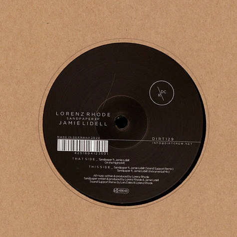 Lorenz Rhode - Sandpaper EP