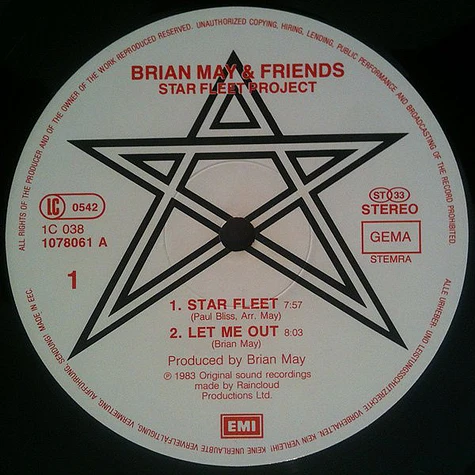 Brian May + Friends - Star Fleet Project
