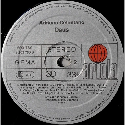Adriano Celentano - Deus