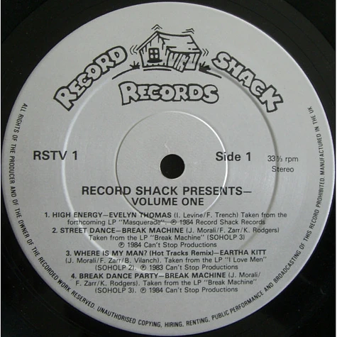V.A. - Record Shack Presents Volume One