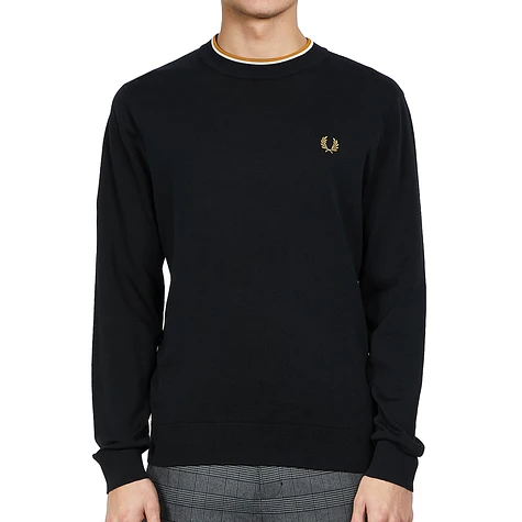 Fred Perry - Striped Roll Neck Jumper