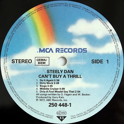 Steely Dan - Can't Buy A Thrill