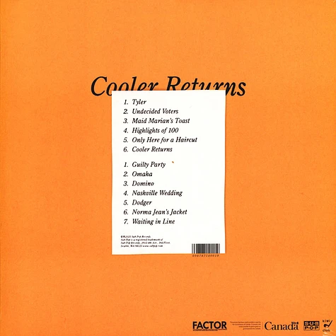 Kiwi Jr. - Cooler Returns Black Vinyl Edition