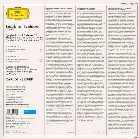 Carlos Kleiber / Wp - Beethoven: Sinfonie Nr. 7