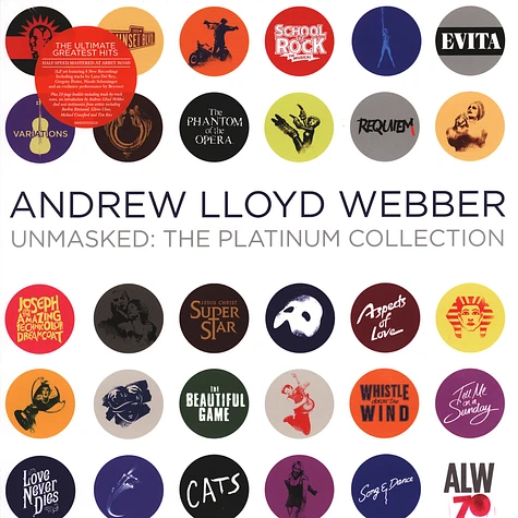 Andrew Lloyd Webber - Unmasked: The Platinum Collection Limited 5lp Edition