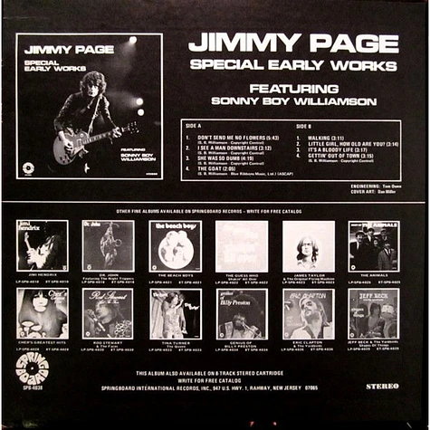 Jimmy Page - Special Early Works Featuring Sonny Boy Williamson