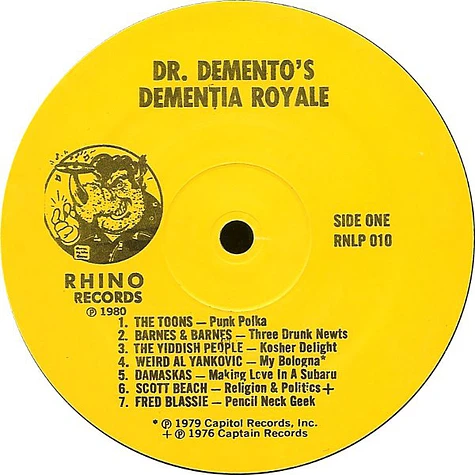 Dr. Demento - Dr. Demento's Dementia Royale