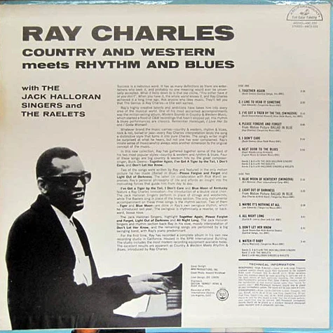 Ray Charles - Country And Western Meets Rhythm And Blues