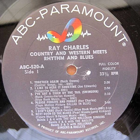 Ray Charles - Country And Western Meets Rhythm And Blues