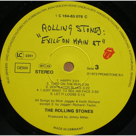 The Rolling Stones - Exile On Main St.