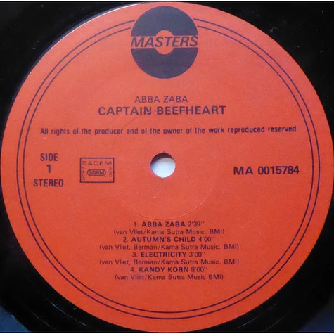Captain Beefheart - Abba Zaba