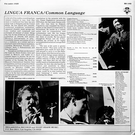 Lingua Franca - Common Language