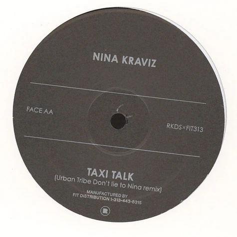 Nina Kraviz - Working (Marcellus Pittman Remix) / Taxi Talk (Urban Tribe Don't Lie To Nina Remix)