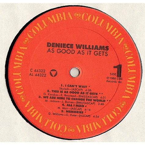 Deniece Williams - As Good As It Gets