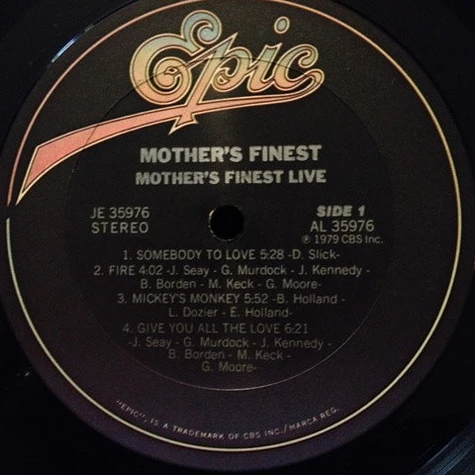 Mother's Finest - Mother's Finest Live